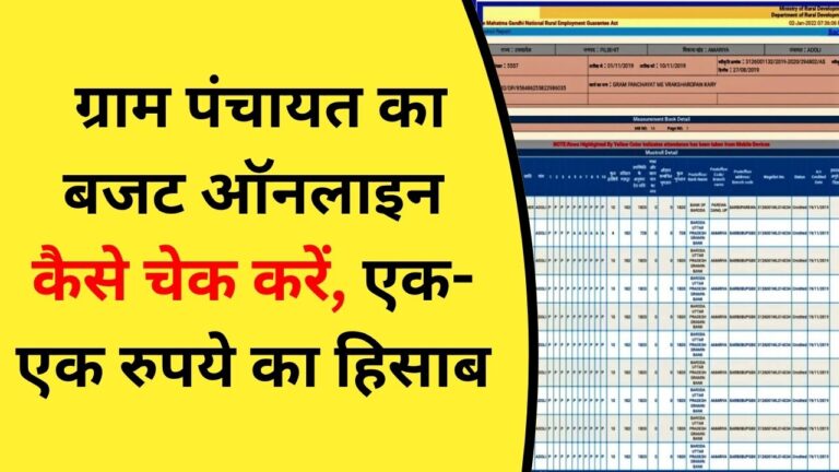 Panchayat Budget Check