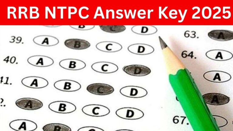 RRB NTPC Answer Key 2025