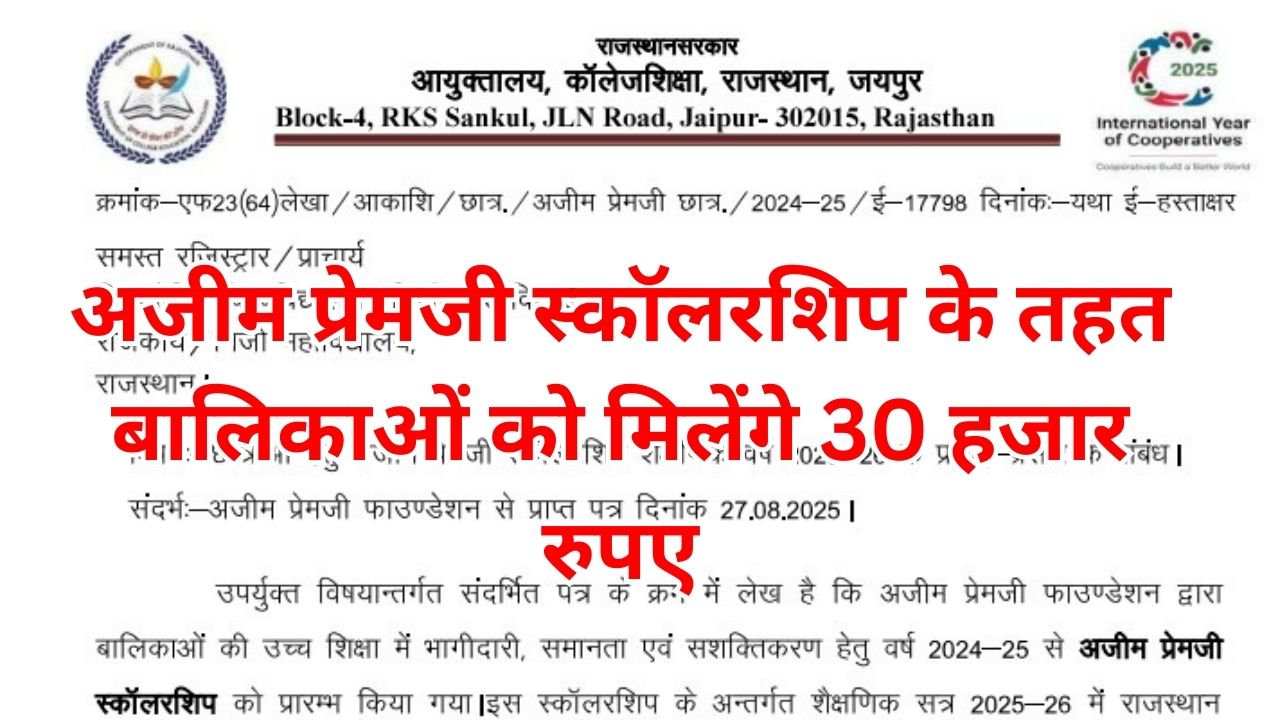 Azim Premji Scholarship 2025