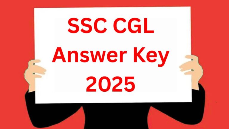 SSC CGL Answer Key 2025