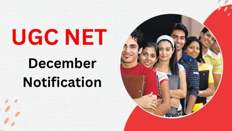 UGC NET December Notification