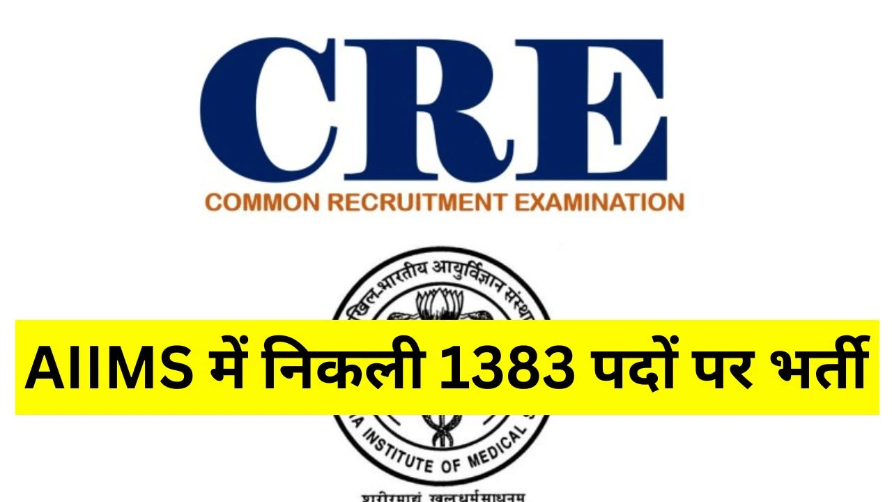 AIIMS CRE Recruitment 2025