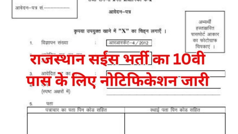 Rajasthan SYCE Jaipur Recruitment 2026