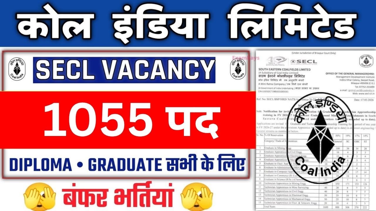 SECL Recruitment 2026
