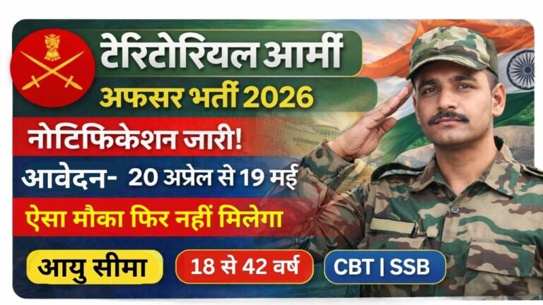 Territorial Army TA Recruitment 2026