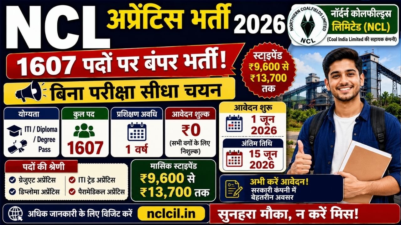 NCL Apprentice Recruitment 2026