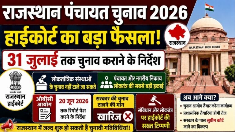 Rajasthan Panchayat Election 2026