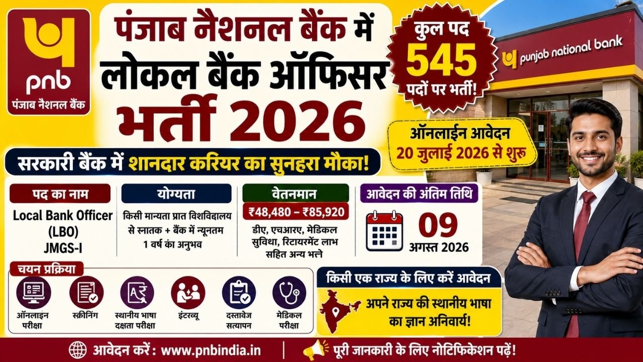 PNB Local Bank Officer Recruitment 2026