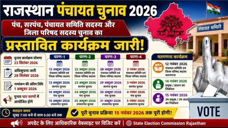 Rajasthan Panchayat Election 2026
