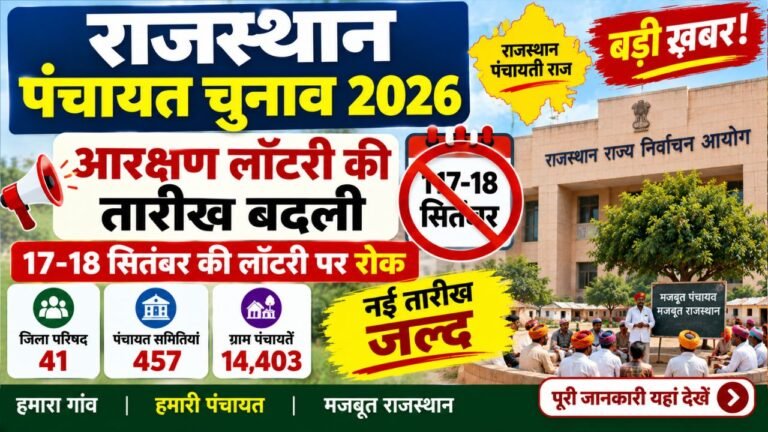Rajasthan Panchayat Election 2026