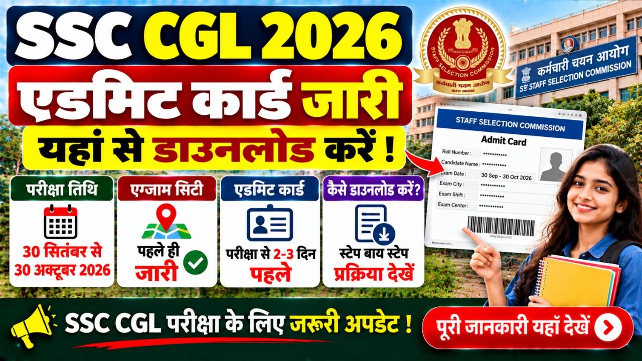 SSC CGL Admit Card 2026
