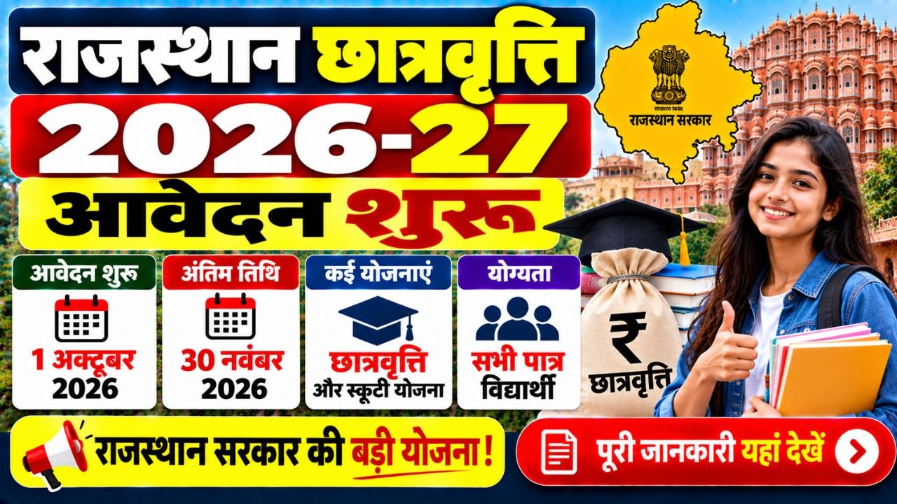 Rajasthan Scholarship 2026-27