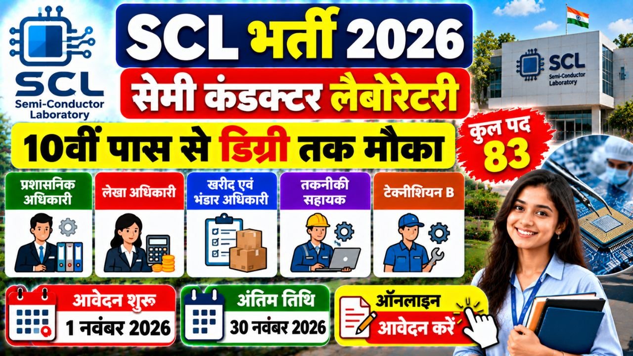 SCL Recruitment 2026